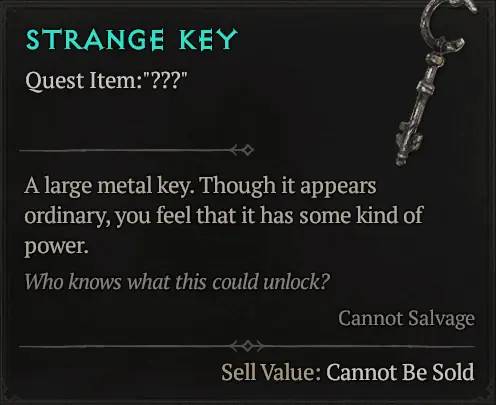Strange Key